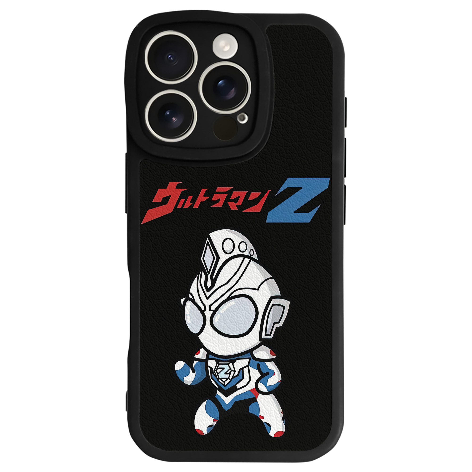 （画像用） ウルトラマン Ultraman 【iPhone 16シリーズ対応】シリコンスマホケース（レザー調） 材質：シリコン
